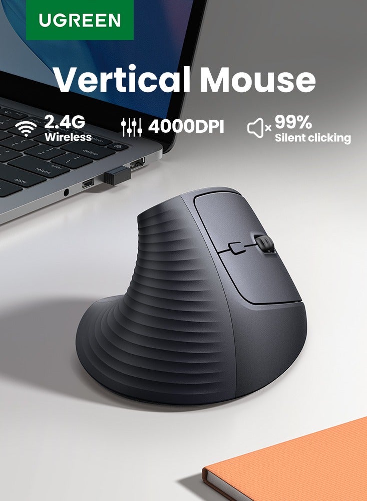 Mouse Wireless Vertical 57 Degree With Ergonomic…