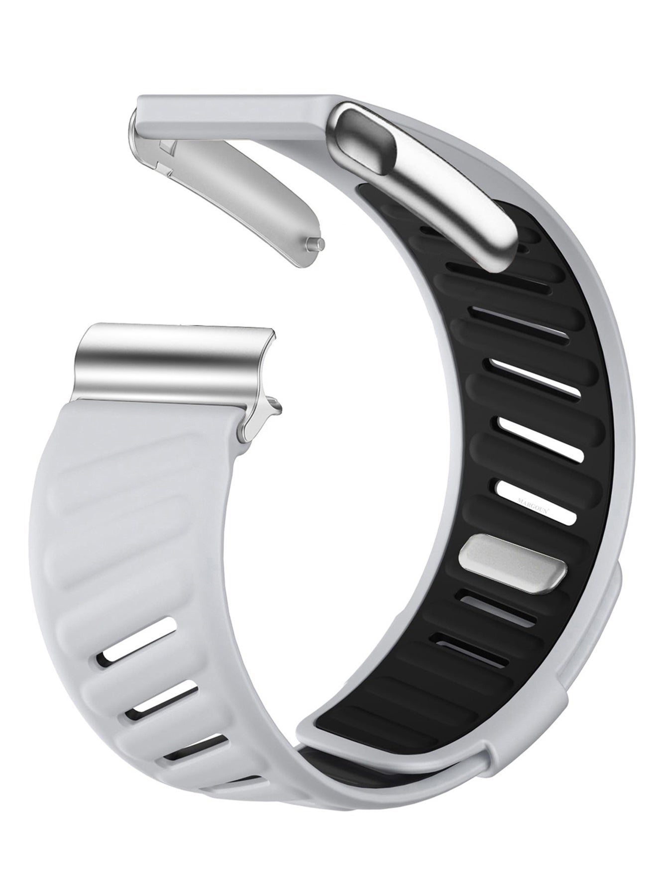 Compare Silicone Sports Replacement Strap for Whoop 5.0  Whoop 5.0 Life MG Model  MG  Adjustable and Waterproof Wristband  Light Grey at KSA Price