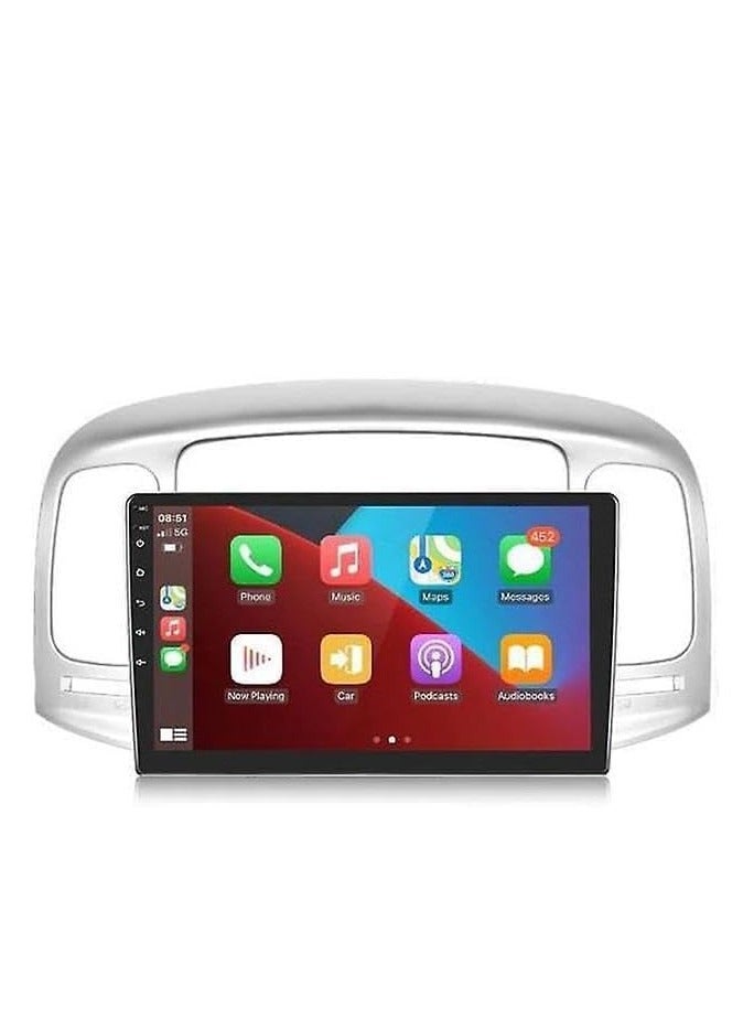 Compare Android Car Stereo for Hyundai Accent 20062011 6GB RAM 128GB ROM Support SIM Card, Carplay, Mirror Link WiFi BT, Radio GPS Navigation, 9 Inch IPS Touch Screen with AHD Camera Included at KSA Price