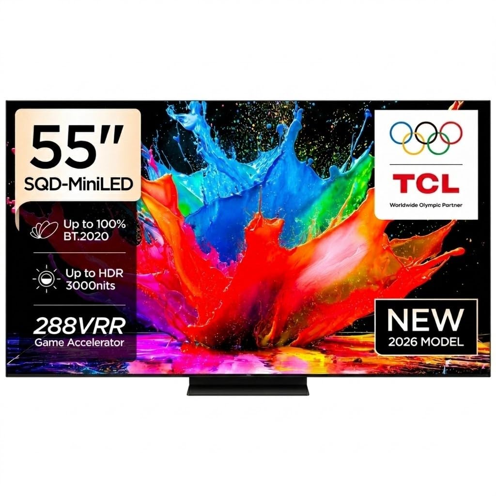 Compare 55Inch 4K SQDMini LED Google TV, 144Hz, 288 VRR Gaming, HDR up to 2700 Nits, Dolby Atmos and DTS:X 2026 Model at KSA Price