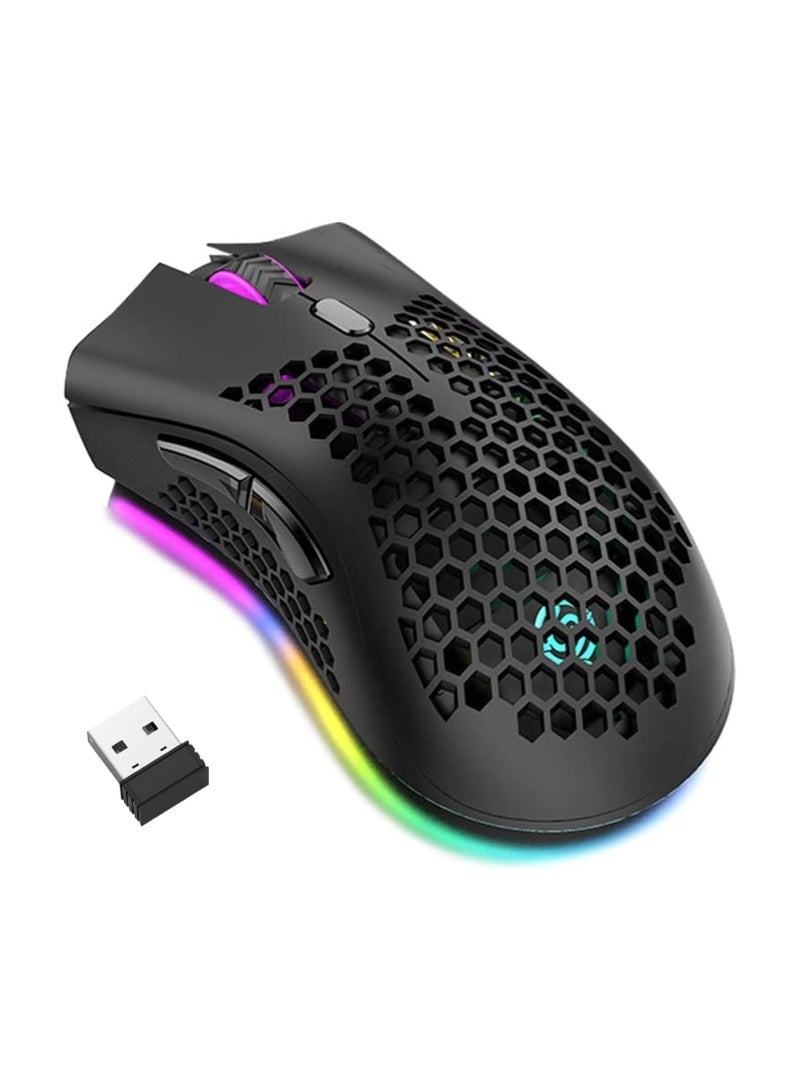 Wireless Mouse Gaming Mouse Rechargeable Mouse with…