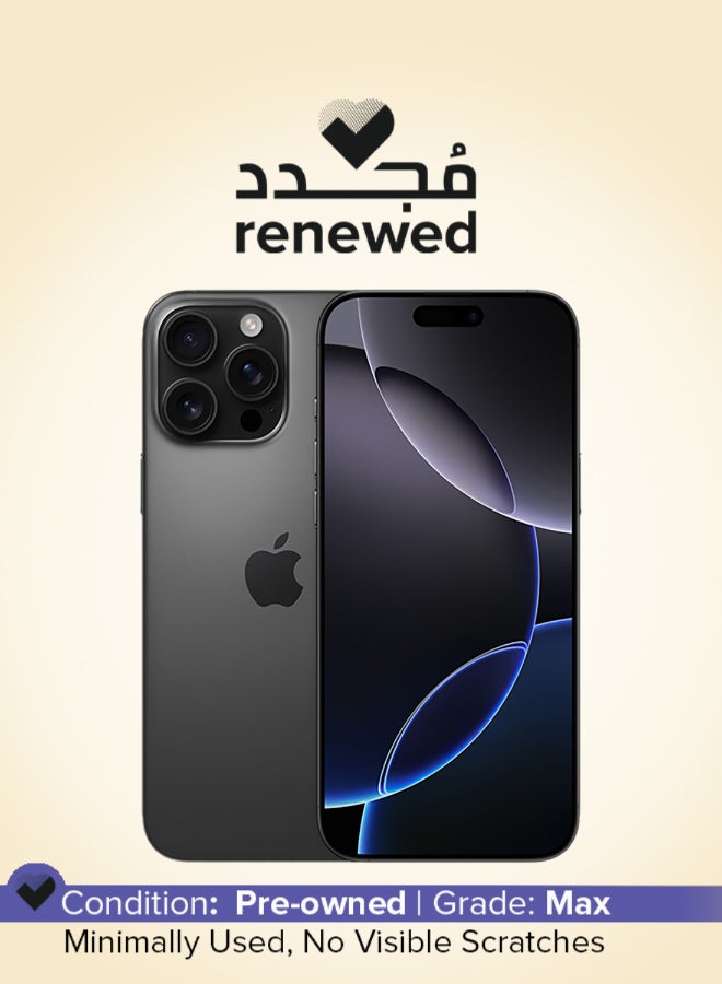 Renewed - iPhone 16 Pro Max 8GB RAM…