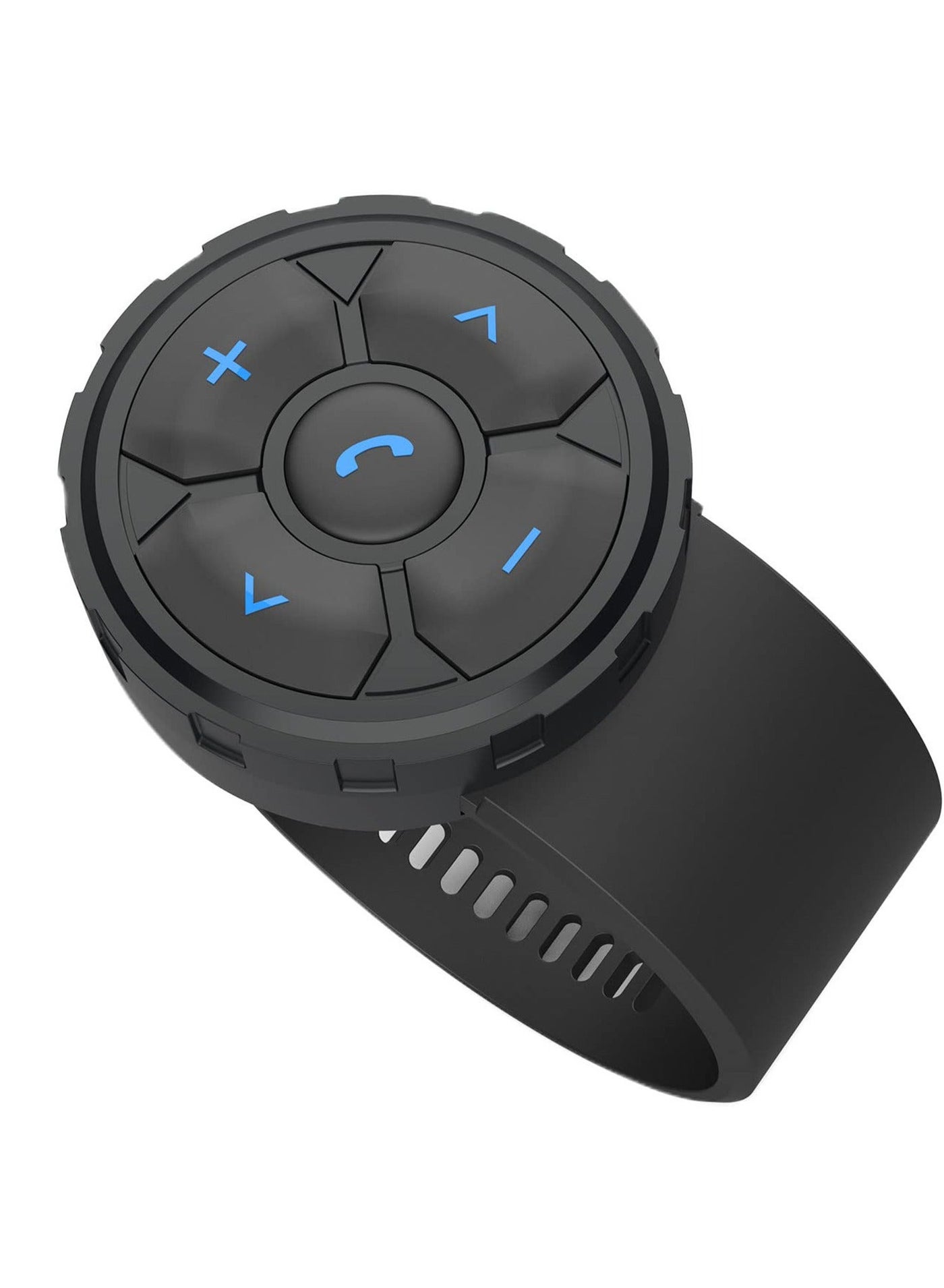 Compare Media Button Steering Wheel Remote Control for Car Bike Motorbike Boat IPX6 Waterproof Compatible iPhone Samsung Galaxy Any Android Device, Black at KSA Price