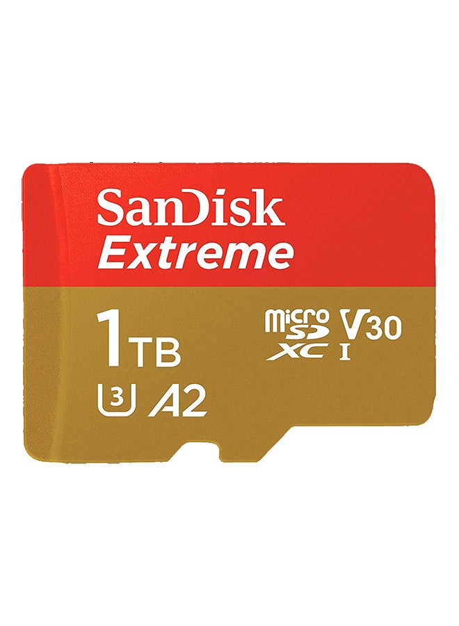 Compare 1 TB Extreme microSD UHS I Card For 4K Video on Smartphones, Action Cams & Drones 190MBs Read, 130MBs Write, Lifetime Warranty SDSQXAV1T00GN6MN at KSA Price