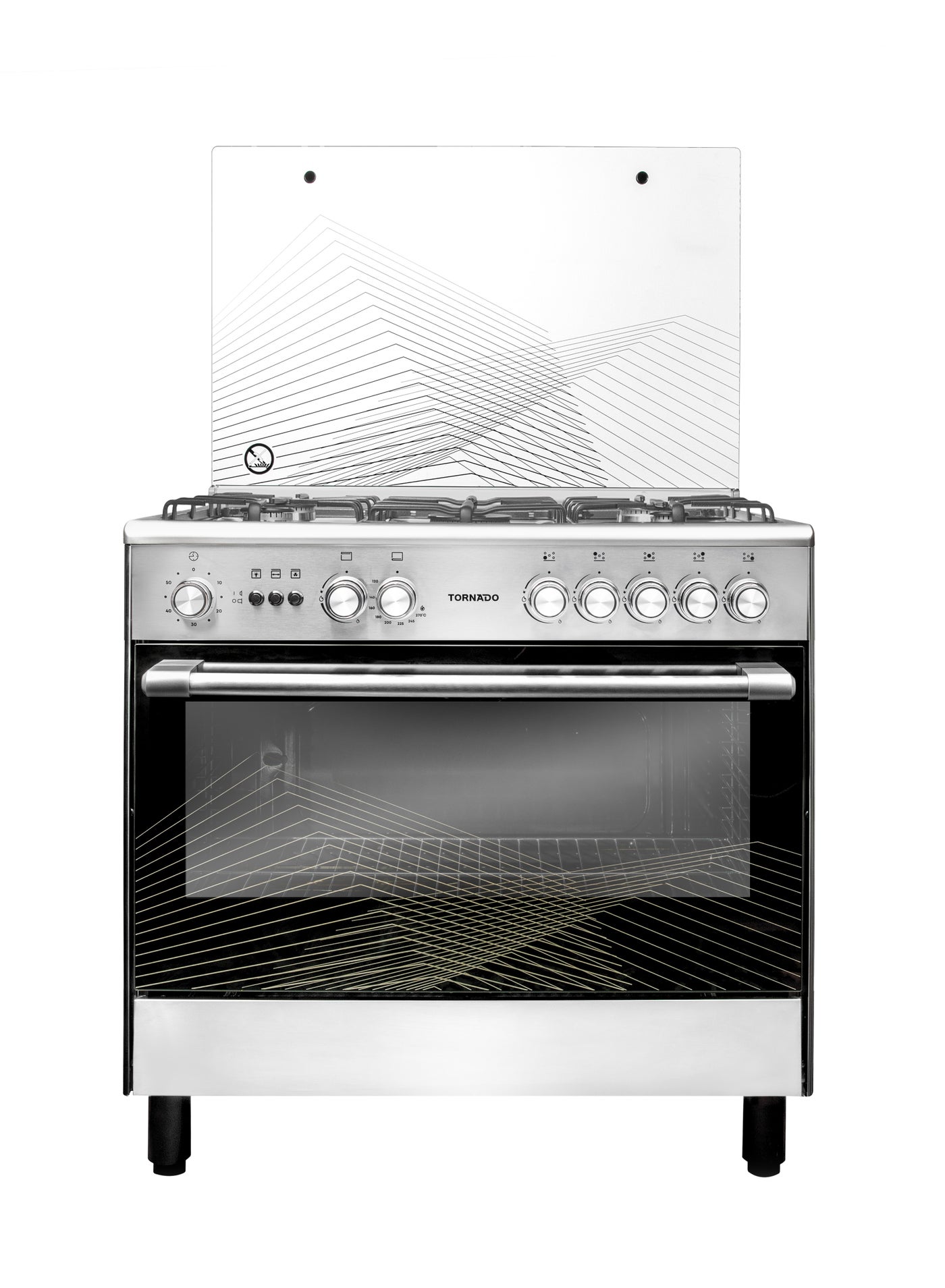 Tornado 90x60cm Freestanding Cooker, Full Gas Cooking…