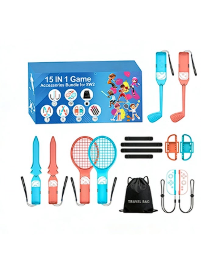 Compare 15in1 Sports Game Accessories Bundle for Nintendo Switch 2 at KSA Price