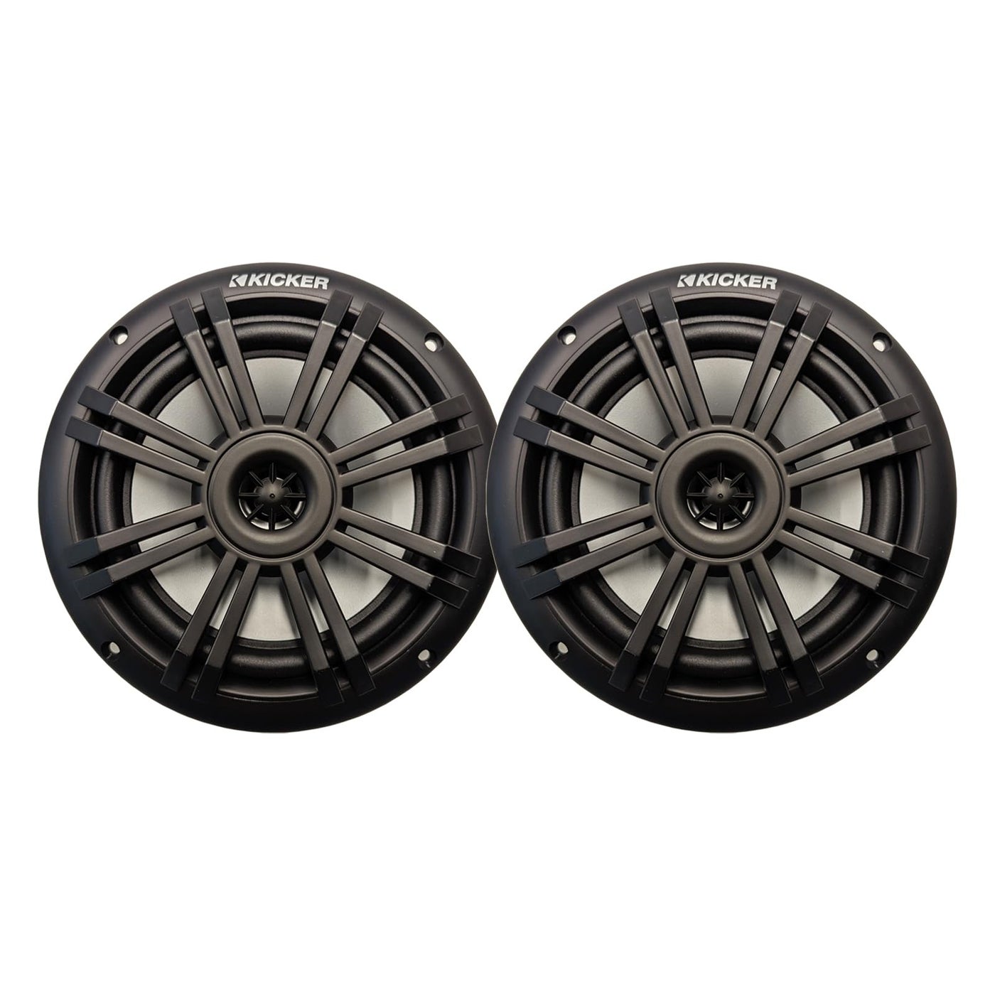 Compare KICKER 6.5 150 Watt Peak Power 2Way Marine OEM Replacement Black Boat Audio Speakers Pair at KSA Price