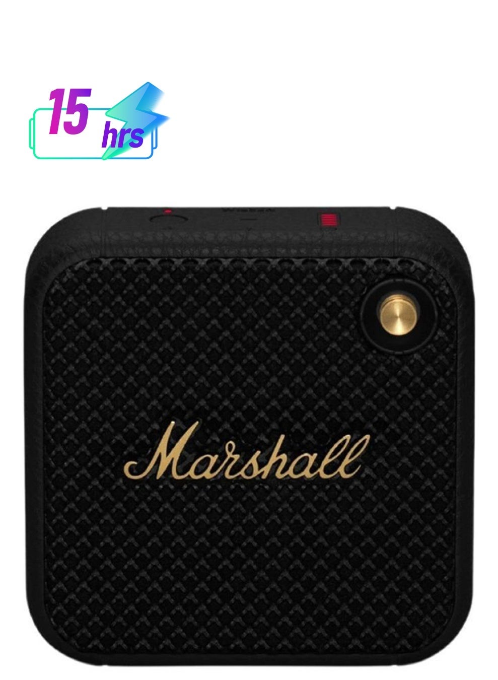 Compare Willen Bluetooth Speaker, Wireless, 15+ Hours Playtime, WaterResistent, Quick Charge, Stackable  Brass And Black at KSA Price