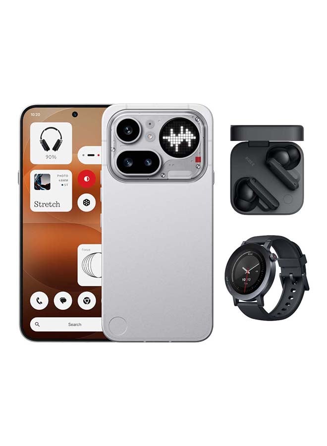 Phone 4a Pro 5G Dual SIM Silver 12GB RAM…