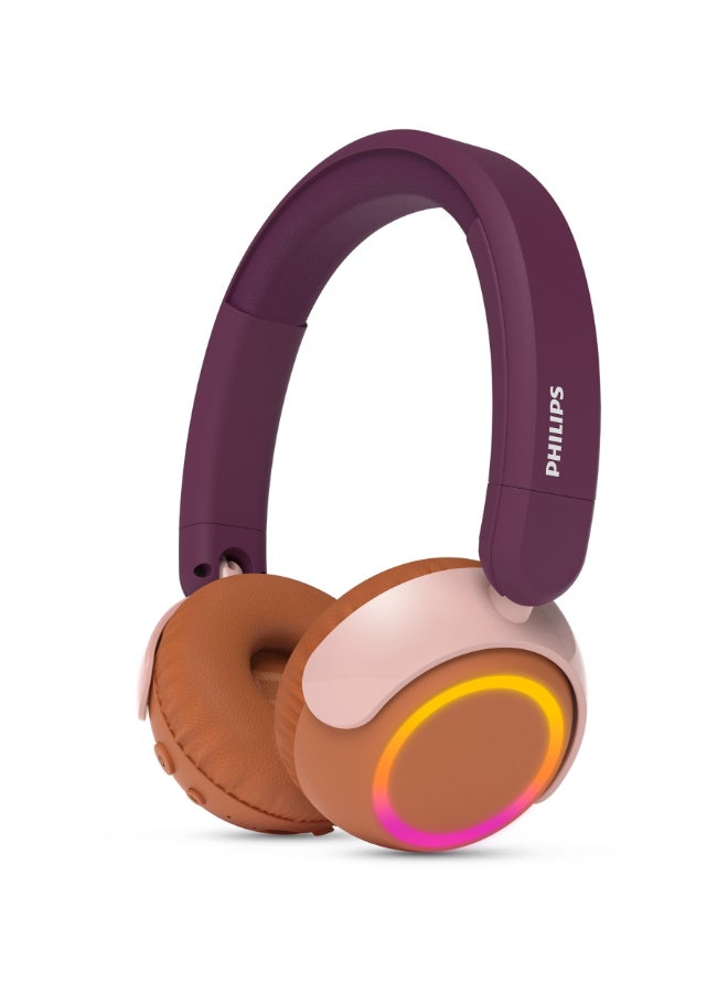 TAK4200MP Kids Wireless On-Ear Headphones with Mic,…