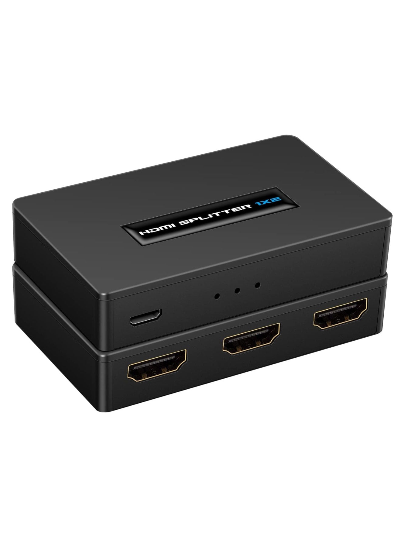 Compare HDMI Splitter, 1x2 Full HD 1080P@60Hz for Dual Monitors, HDMI 1 Source to 2 Displays Splitter, 1 in 2 Out 4K HDMI@30Hz Splitter Compatible withHDTVLaptopPS543SwitchXboxDVDStickXboxRoku at KSA Price