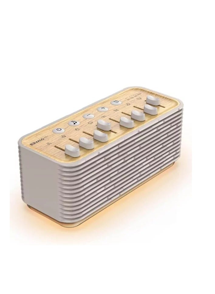 Compare Ezvalo Sound Machine Bluetooth Speaker with 255+ Mixing OptionsNight Light Sleep Timer at KSA Price