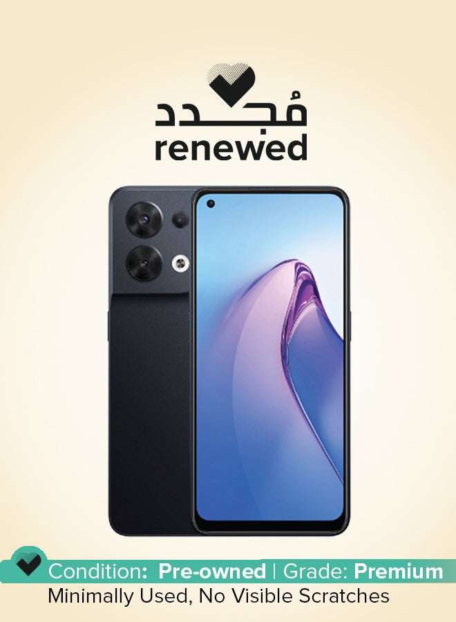 Compare Renewed  Reno 8 5G Dual SIM Shimmer Black 8GB RAM 256GB at KSA Price
