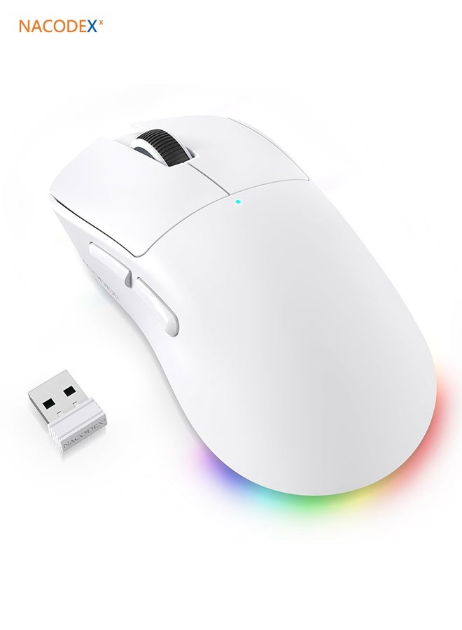 NJ08 Right-Handed Wireless Gaming Mouse with RGB…