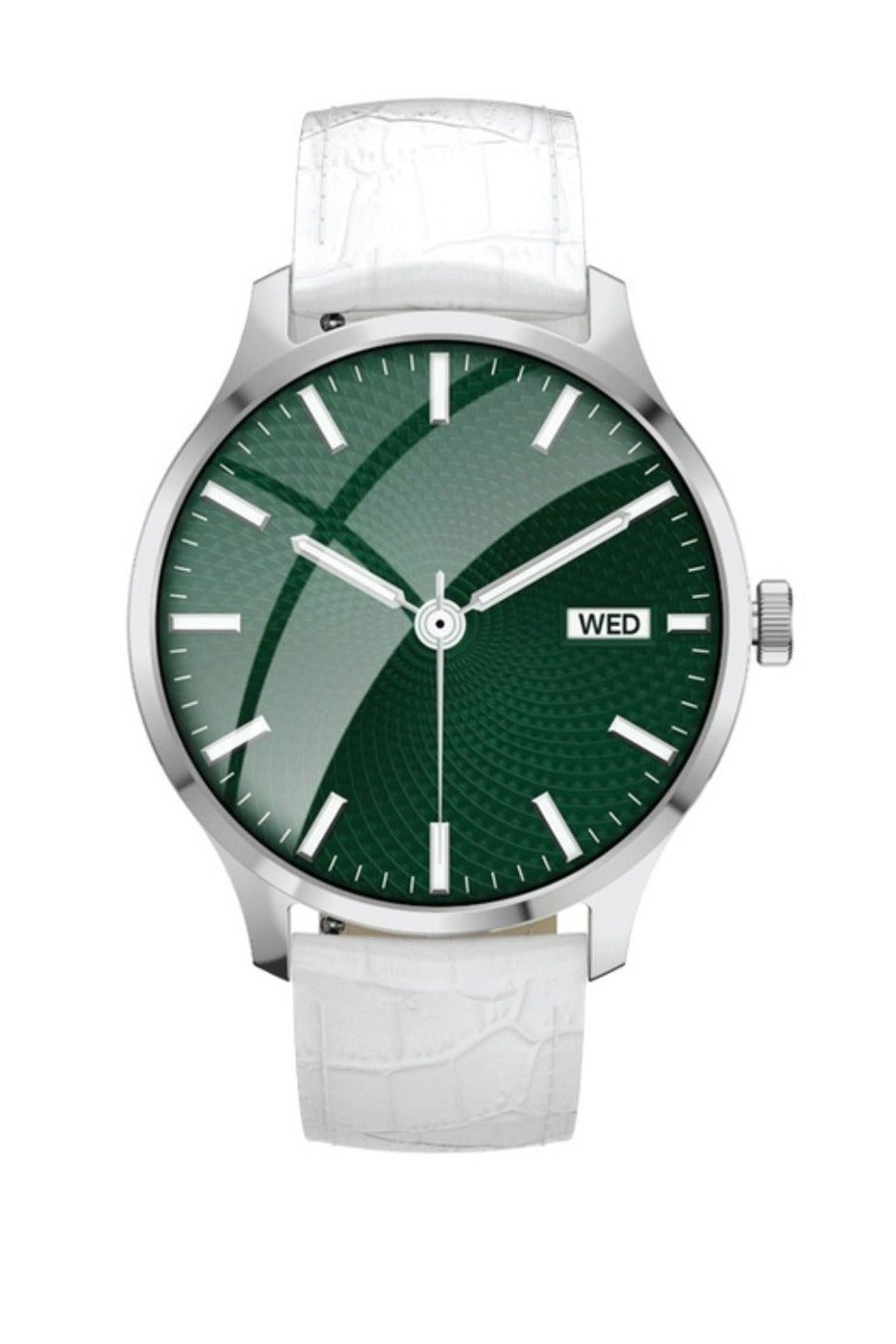 Compare Lunar AMOLED Smart Watch, Lithium Polymer Battery, Full Screen Touch, 1.32 Inch Display  Silver at KSA Price