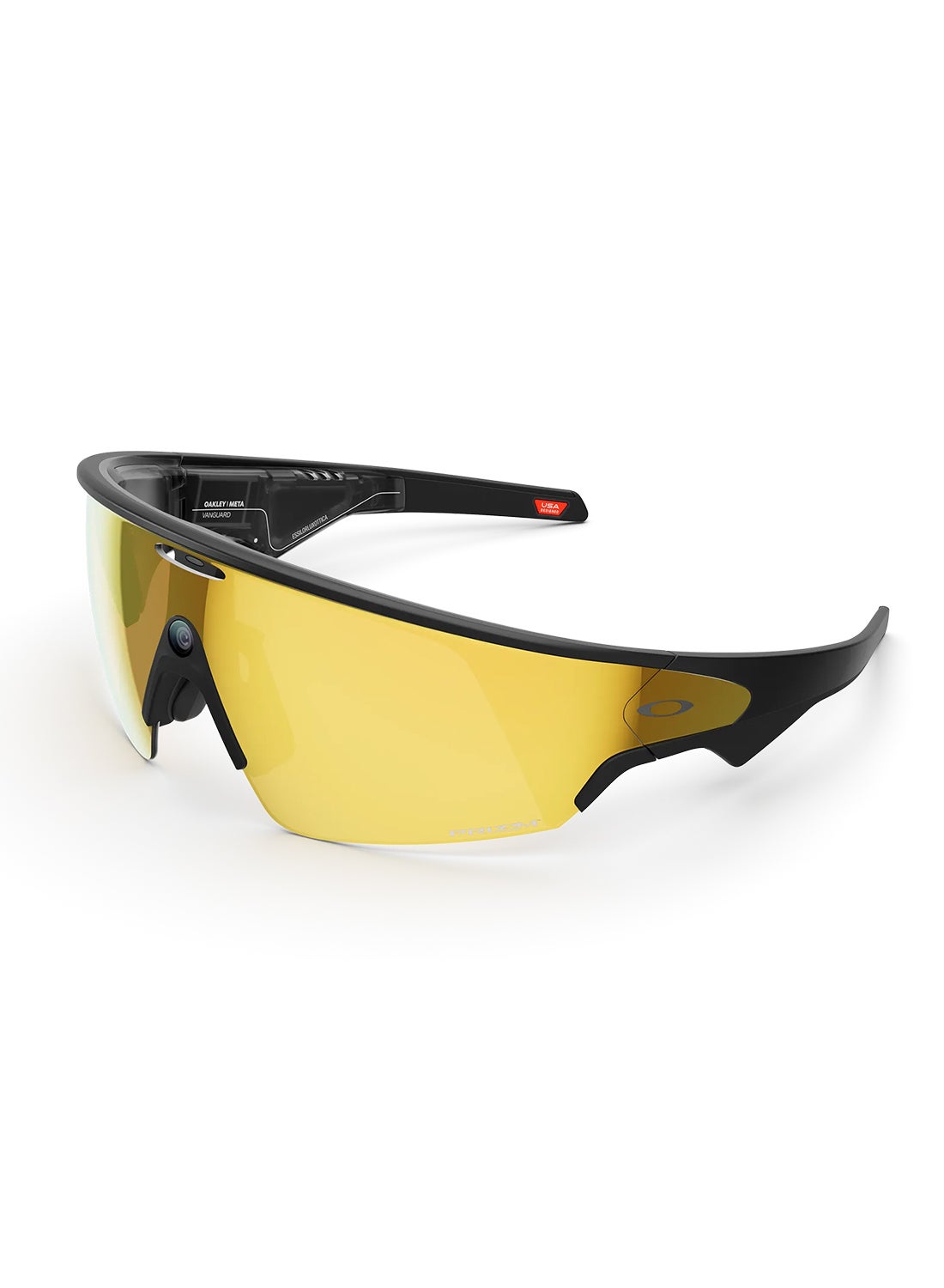 Compare Meta Oakley Meta Vanguard AI Glasses, Wide  Universal Fit, Black Frame, Prizm 24K Lenses at KSA Price