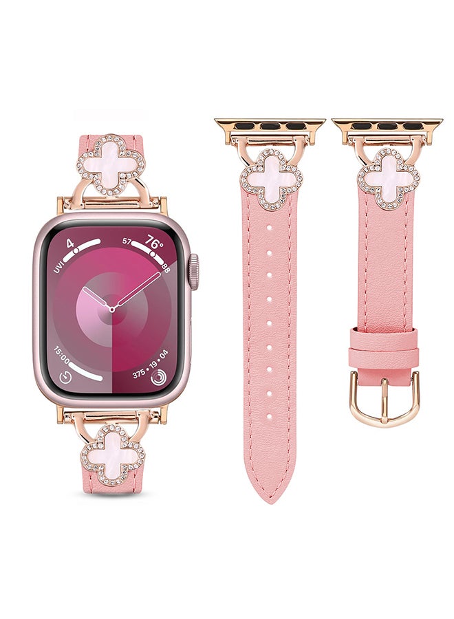 Leather Band For Apple Watch Series 10 9…