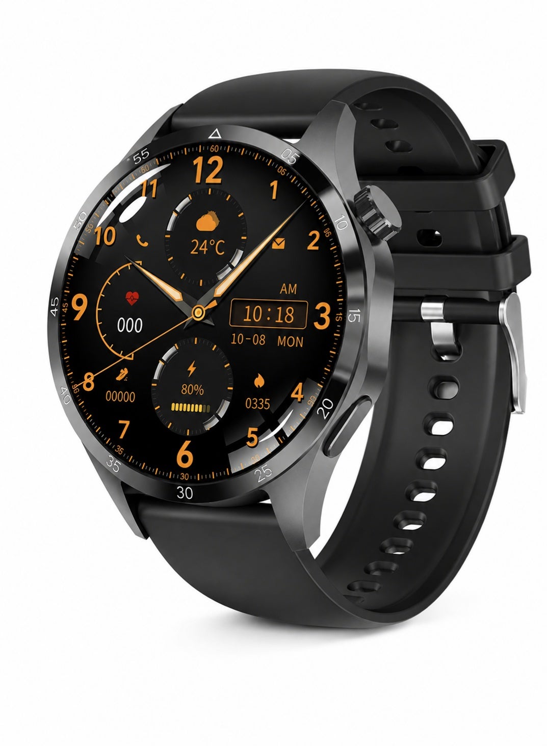 Compare Smart Watch with Bluetooth Calling, Fitness Watch with Heart Rate and Blood Oxygen Monitoring, Sport Smartwatch with NFC for Men Women Black at KSA Price