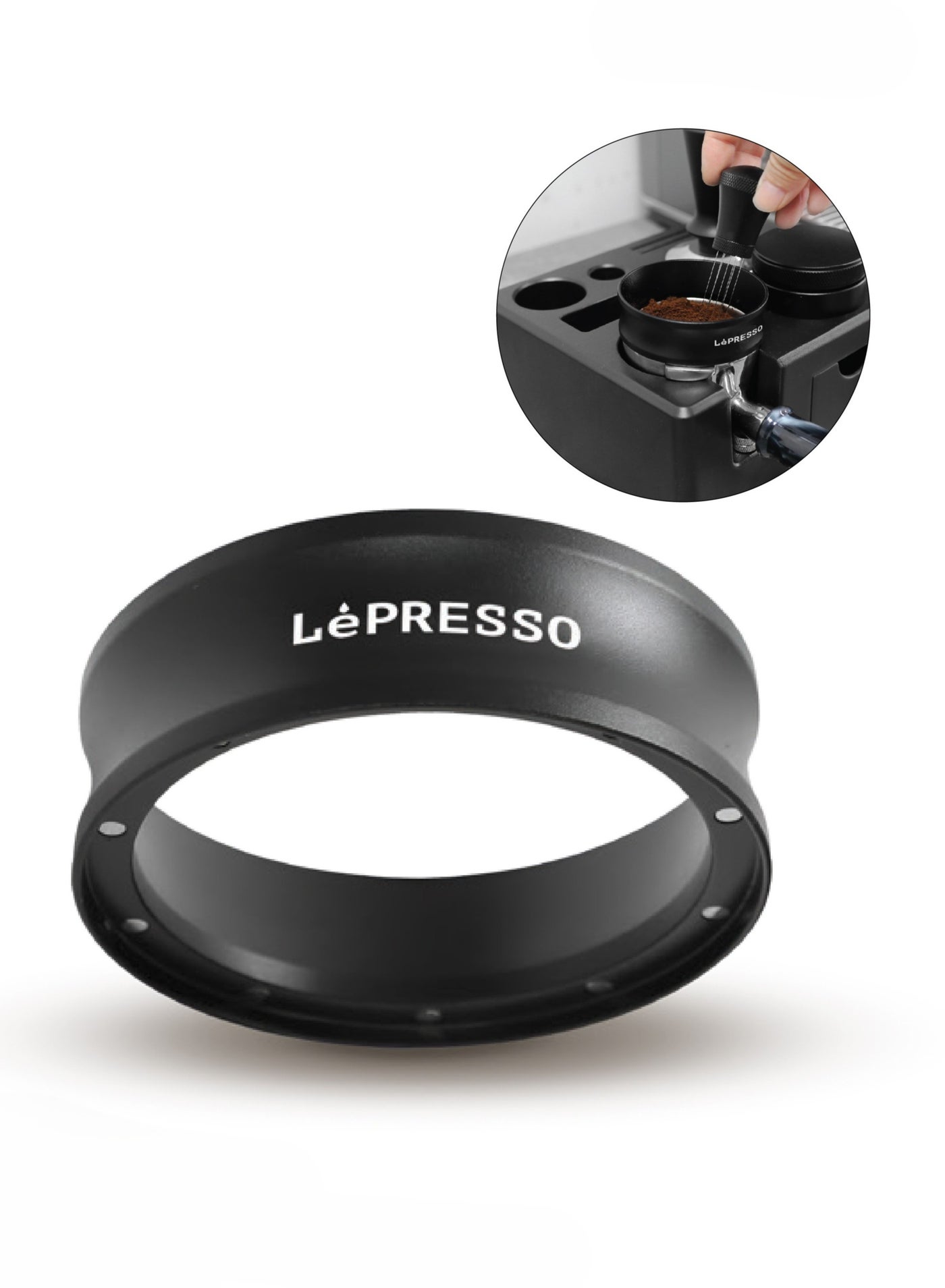 Magnetic 58mm Espresso Dosing Funnel, Aluminum Alloy,…