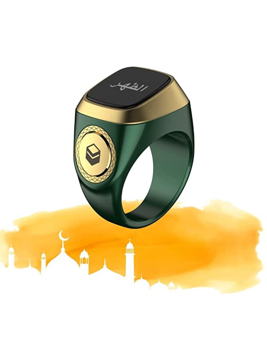 Smart Tasbih Plastic Zikr Lite Ring Green 18MM