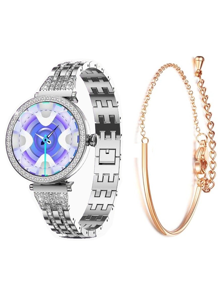 Gtab GT10 Diamond Edition Ladies Smart Watch 1.2…