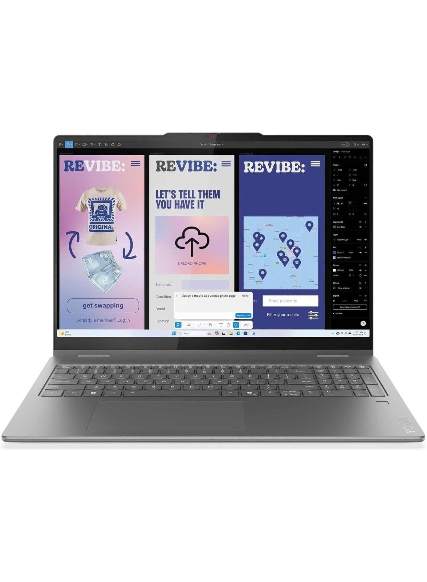 Compare Yoga 7 2in1 16ILL10 2025 Laptop, 8Core Intel Core Ultra 5 226V, 16 WUXGA IPS Touchscreen, Intel Arc Graphics 130V, 16GB LPDDR5 1TB SSD, Backlit KB, FP, Thunderbolt 4, WiFi 7 Luna Grey at KSA Price