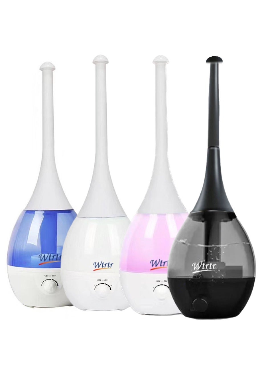 Compare Wtrtr highend Ultrasonic Cool Mist humidifier,You can adjust 3 heights， 3 L Air humidifier for Bedroom & lobby, Premium Humidifying Unit,Air Refresher Air Revitalizer Air Purifier .WTR1343A Black at KSA Price