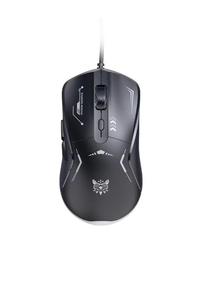 Compare CW917 Wired Gaming Mouse, RGB 3600 DPI LED Optical USB 6 Buttons for Laptops and Desktops at KSA Price
