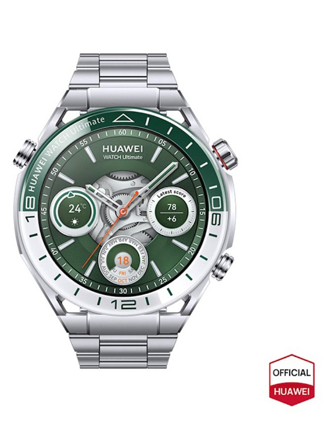 Compare Watch Ultimate Smartwatch, ZirconiumBased Liquid Metal, DataDriven Health Monitoring, Golf Course Mode, Offline Contour Maps, 100Metre Water Resistance, TwoWeek Battery Life, Ios & Android Titanium at KSA Price