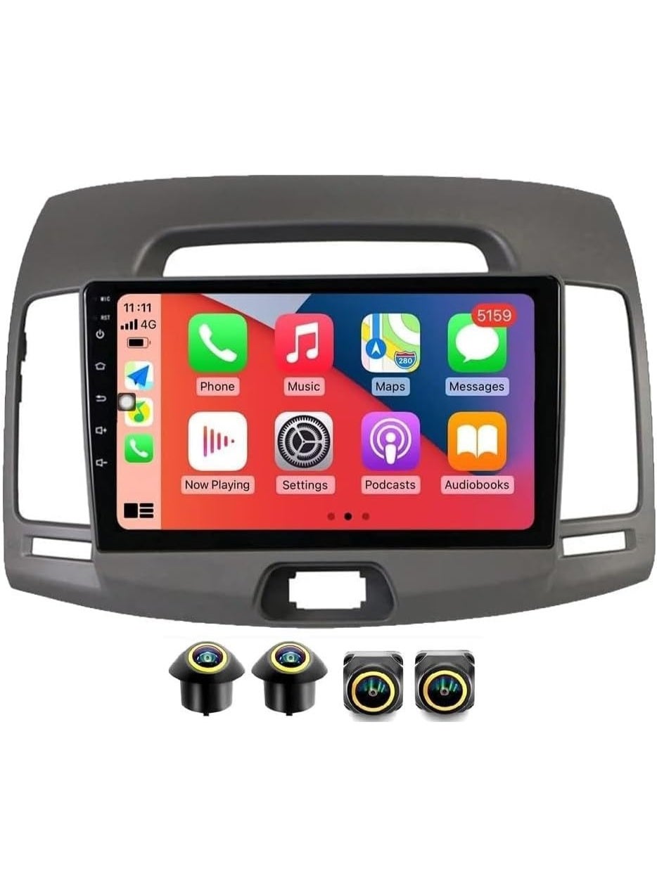 Compare Android Car Stereo for Hyundai Elantra 20062011 4GB RAM 64GB ROM Support Carplay, MLink WiFi BT, Radio GPS, 9 Inch IPS.QLED, Screen with 360D Camera Included at KSA Price