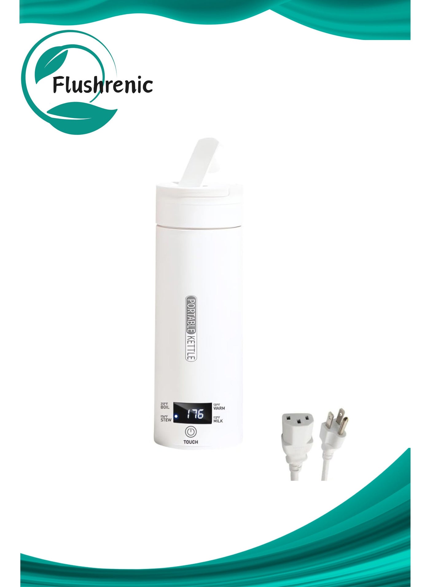 Travel electric kettle, a small, mini, portable…