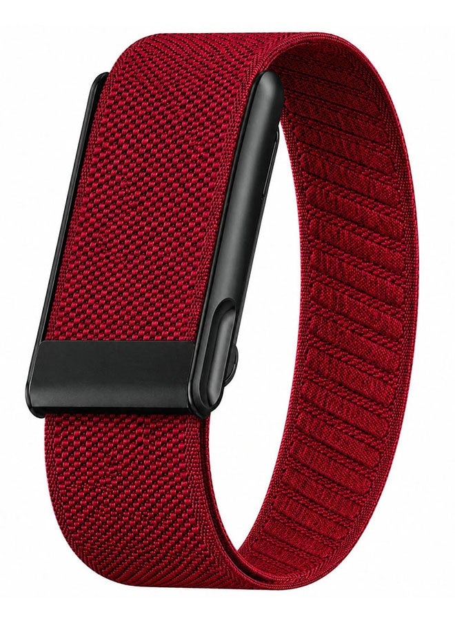 Compare Woven Nylon Strap Compatible with Whoop 5.0 MG, Adjustable Stretch Sport Band Replacement with Secure QuickClip Hardware, Breathable Athletic Wristband for Men and Women  Red with Black Holder at KSA Price