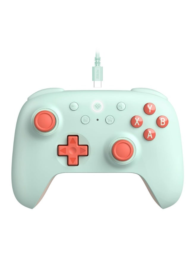 Compare 8BitDo Ultimate 2C Wired Controller for Windows PC and Android, with 1000Hz Polling Rate, Hall Effect Joysticks and Hall Triggers, and Remappable L4R4 BumpersGreenOrange at KSA Price