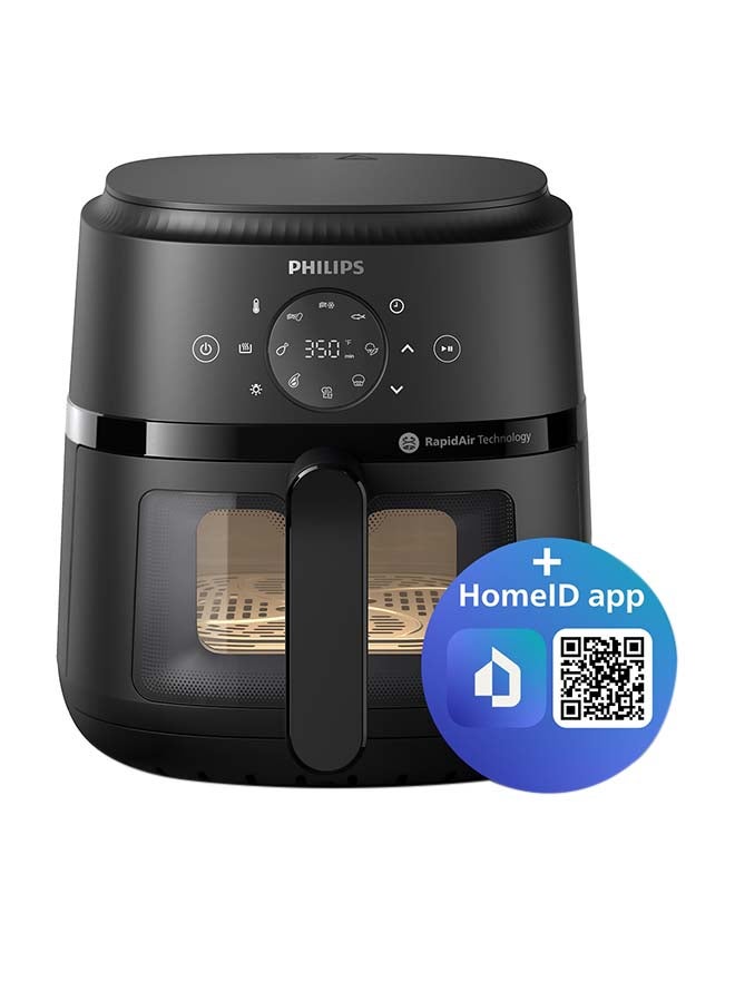 Compare Airfryer L  Seethrough Cooking Window, 13 Cooking Methods, 9 Preset Functions, Touchscreen, Rapid Air Technology, 4.2 L 1500 W NA22009 Black at KSA Price