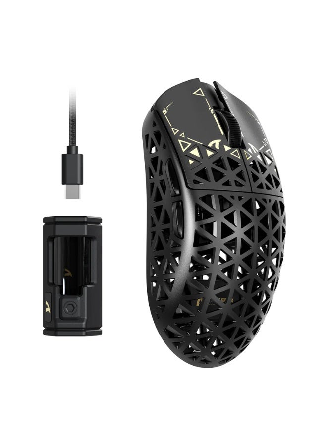 Compare R5 Ultra Wireless Gaming Mouse 39g Carbon Fiber – PAW3950MAX Sensor, 42000 DPI, 8000Hz Polling, TriMode Bluetooth2.4GWired, UltraLight FPS Mouse with Omron Switches & RGB | Black at KSA Price