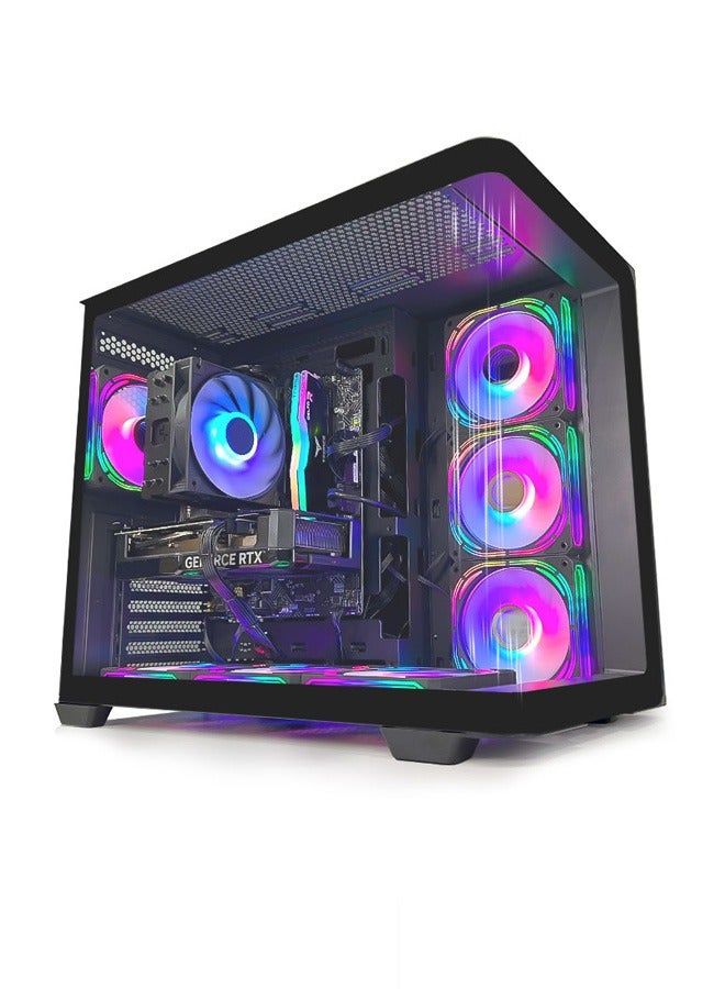 Compare Battle Gaming PC  Intel Core i514400F | GeForce RTX 5060Ti 8GB GPU | 16GB DDR4 RAM1TB NVMe SSD | Air CoolerH610 MB650W 80+ PSU | WiFiBluetoothWindows 11 Pro | Game Sekret Desktop Computer | 1x at KSA Price