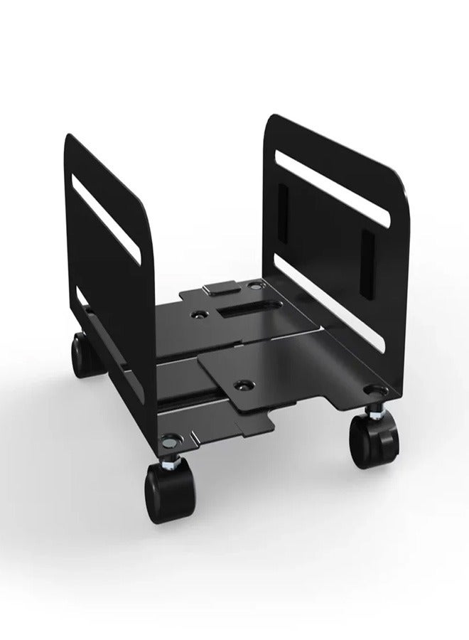 Compare SH CP4 Universal Mobile CPU Stand, Width Range 119–209mm, 10kg Load Capacity – Black at KSA Price