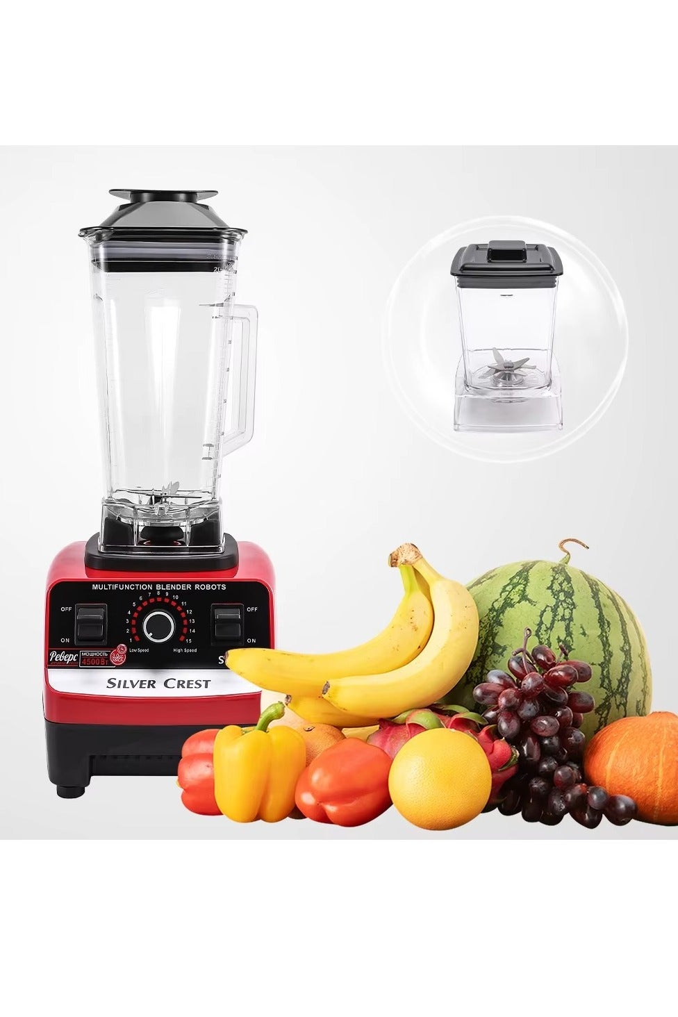 Juicer Mixer Blender Smoothie Maker 1.5L Containers…