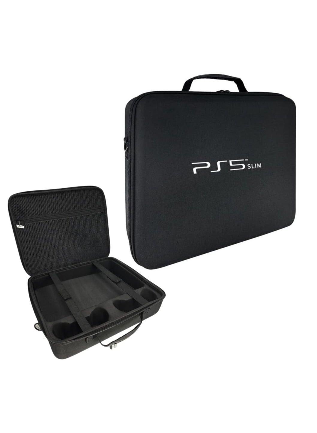 Compare Protective Travel Bag for PS5 Slim Console Controller Black at KSA Price