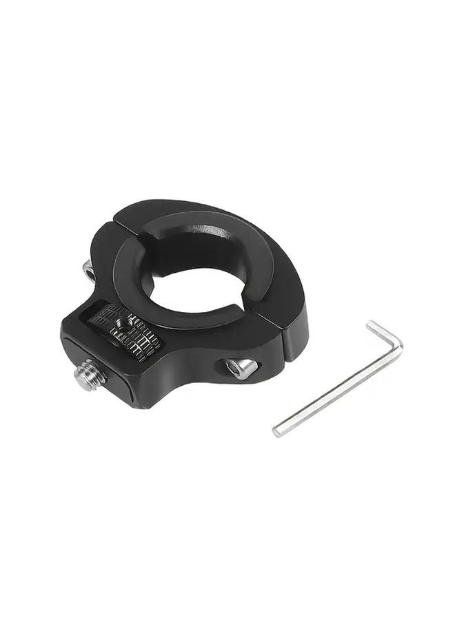 Compare Black Bike Handlebar Mount 360 Anti Reverse 1 4 Screw Clip For Camera Gimbal 30 32mm 22 25 5mm at KSA Price