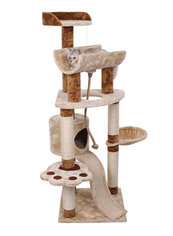 Compare Large Cat Tree 145CM, MultiLevel Activity Cat Tower Furniture for Cat at KSA Price