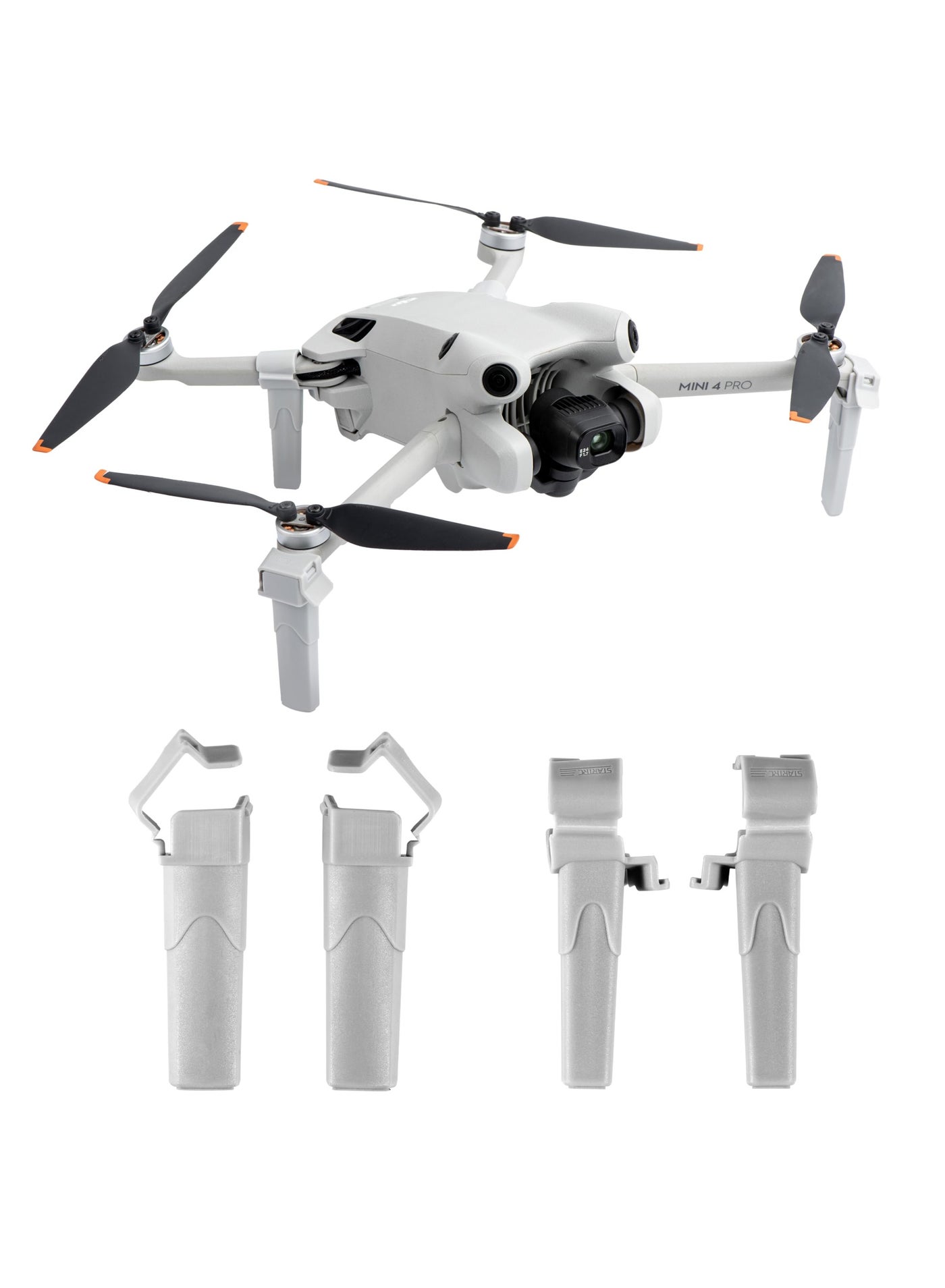 Compare Extension Landing Gear for DJI Mini 4 Pro, Lightweight Portable Legs AntiScratch Landing Extender Bracket for Mini 4 Pro Drone Accessories WHite at KSA Price