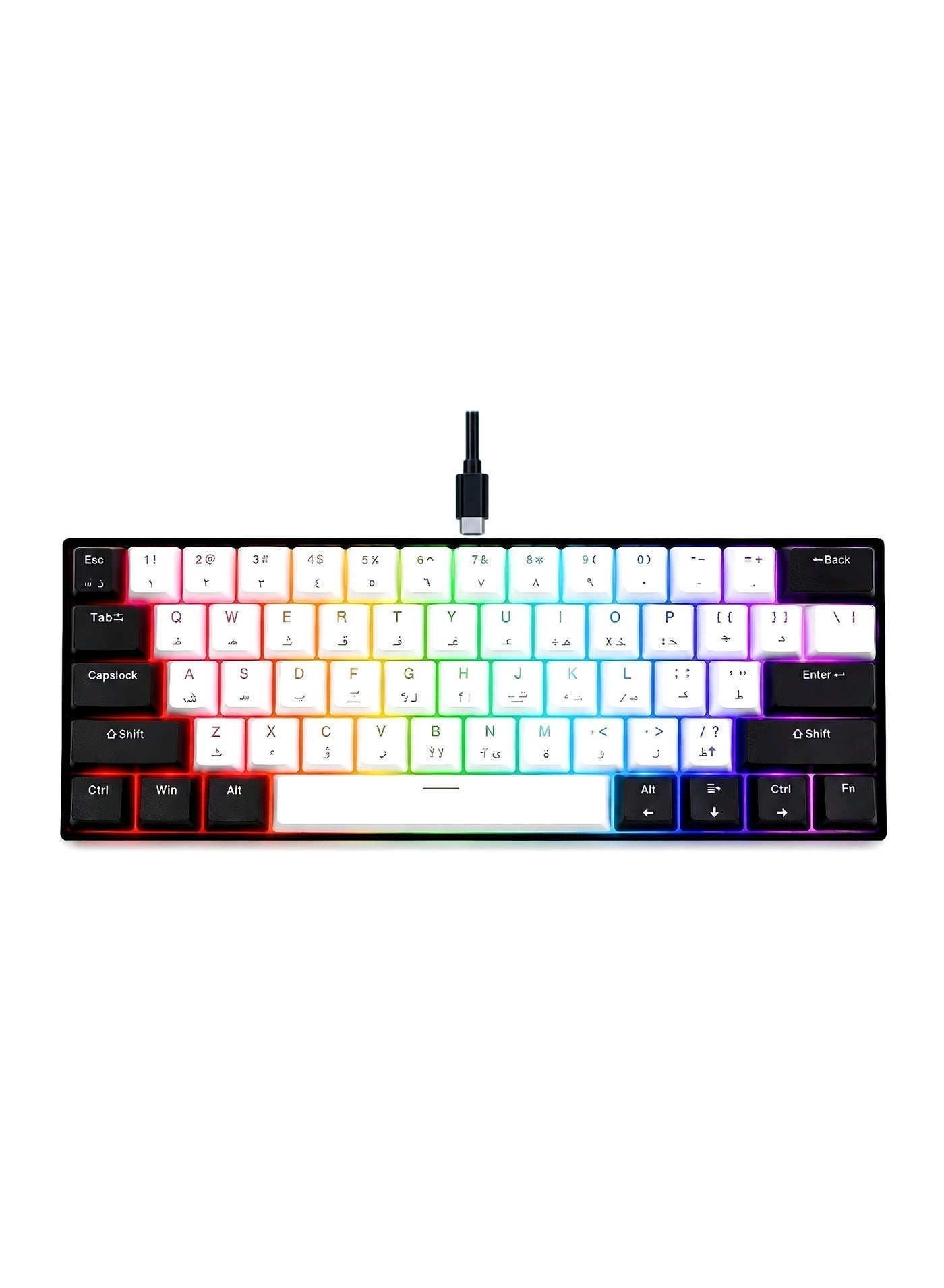 61 Keys Tri Mode Mechanical Gaming Keyboard,…