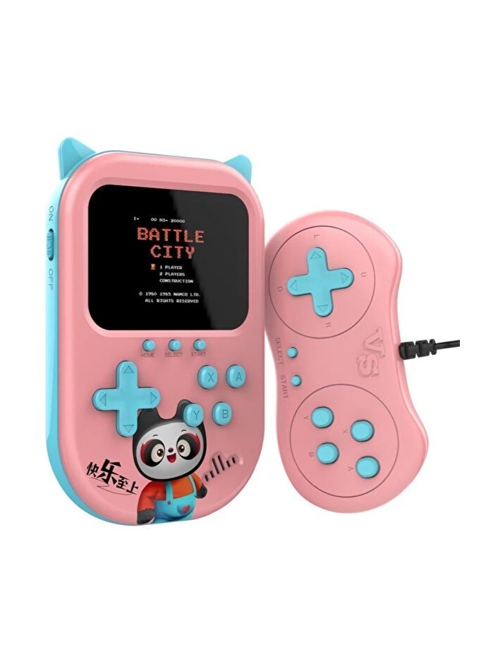 Compare New Generation Mini Portable Cute Retro Game Console with 500 Builtin Games, 2 Player Support, TV Output, Handheld Gaming Device for Kids & Adults, Compact Travel Gaming System at KSA Price
