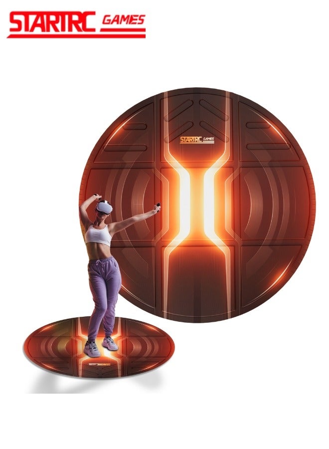 Compare VR Mat  39.5 Foldable Large Virtual Reality Mat Helps Determine Direction and Position of Your Feet During Game, Upgraded Misty Night Orange, Limited Edition at KSA Price