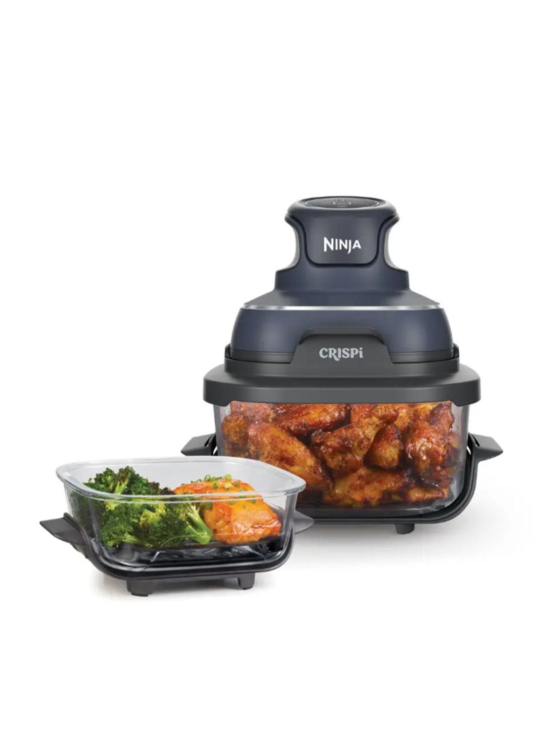Ninja Crispi 4-in-1 Portable Glass Air Fryer Cooking…