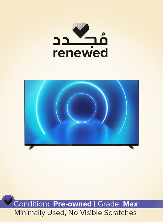 Compare Renewed  50 Inch LED Series PUL7605 4K Smart TV 50PUT7605 black at KSA Price
