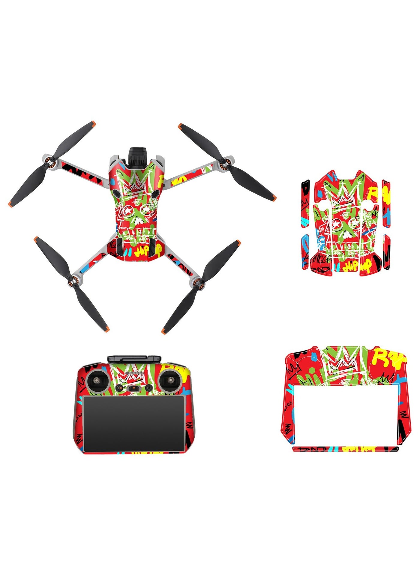 Mini 4 Pro Skin Set, PVC Decals for DJI…