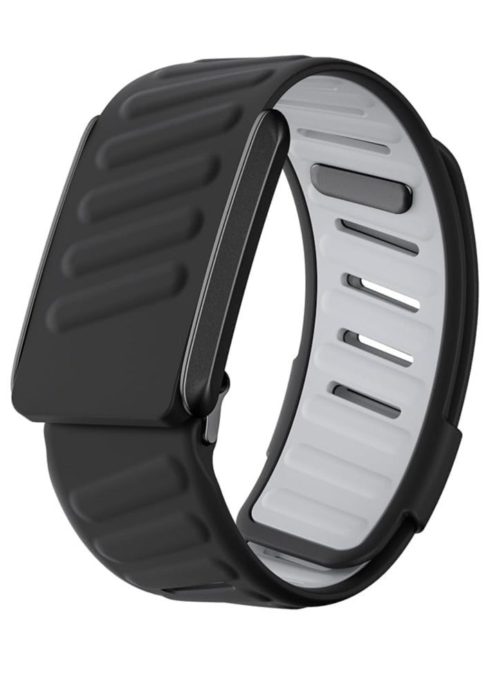 Compare Silicone Bands Compatible with WHOOP Band 4.0,Soft Silicone Sport Strap for Men Women,Comfort Durable Waterproof and Sweatproof with U Shaped Replacement Wristbands at KSA Price