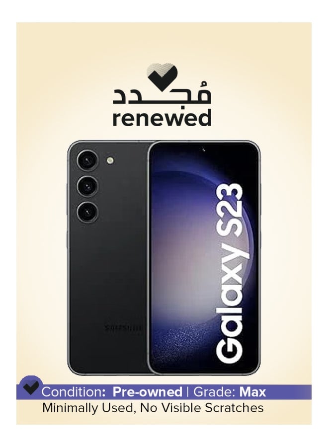 Compare Renewed  Galaxy S23 5G Dual SIM Phantom Black 8GB RAM 256GB  Middle East Version TRA at KSA Price
